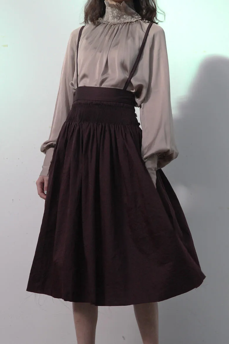 A Tentative Atelier A1920570 Hand-stitched garland culottes