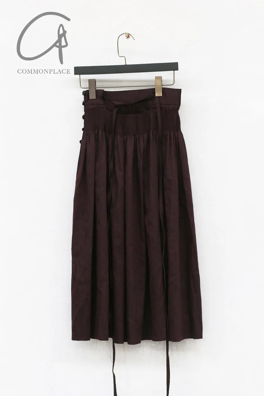 A Tentative Atelier A1920570 Hand-stitched garland culottes