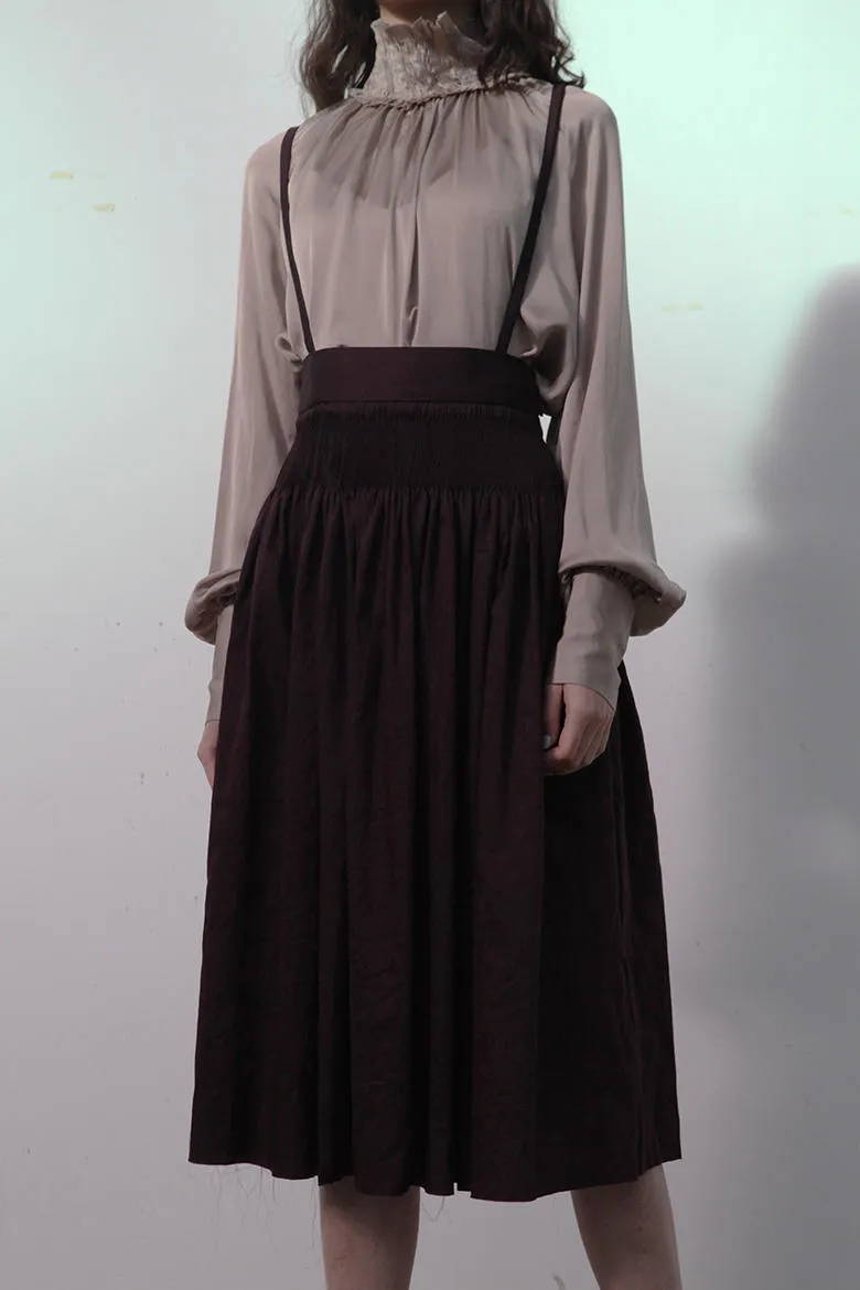 A Tentative Atelier A1920570 Hand-stitched garland culottes