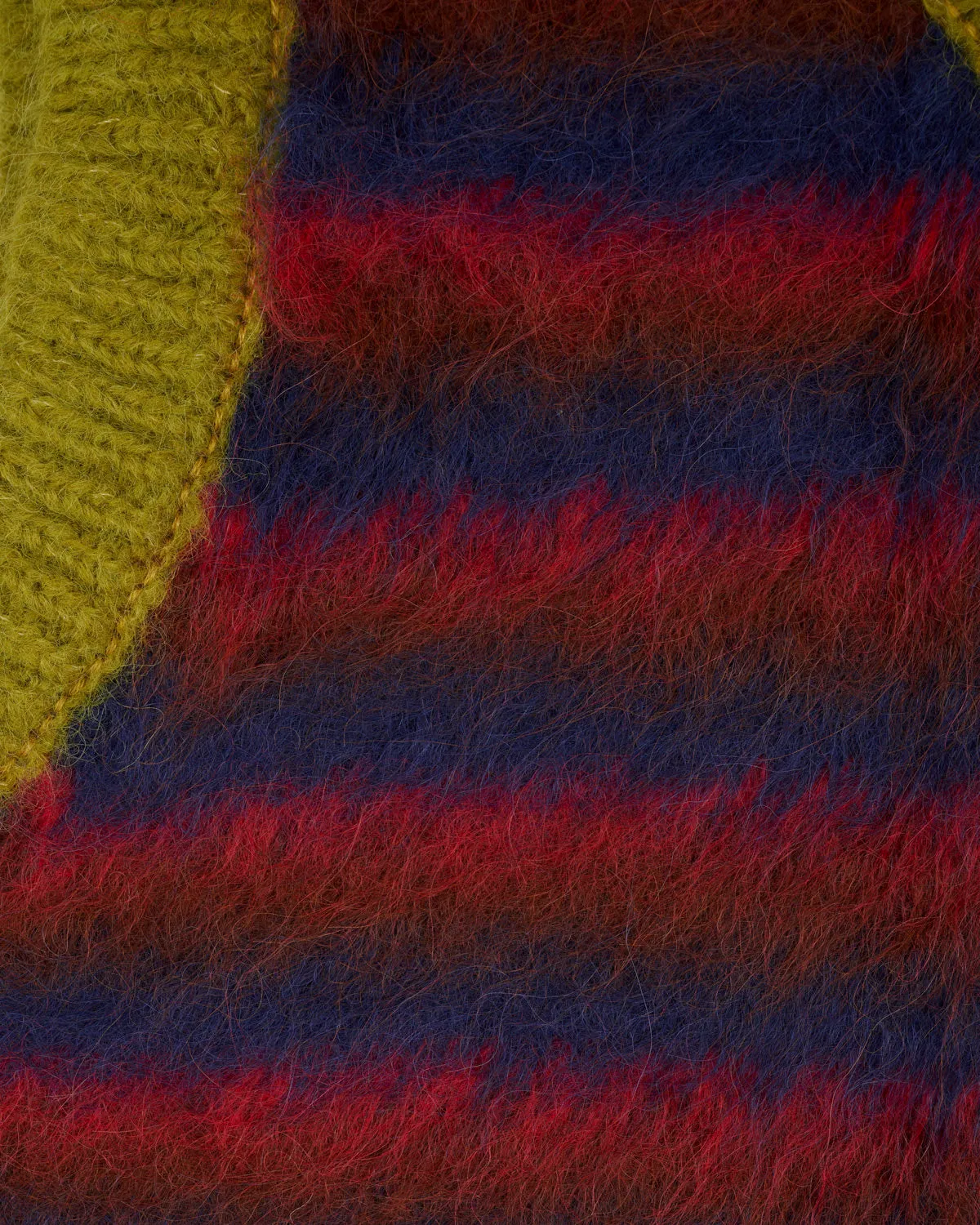 Blurry Lines Alpaca Sweater Vest - Brown Multi