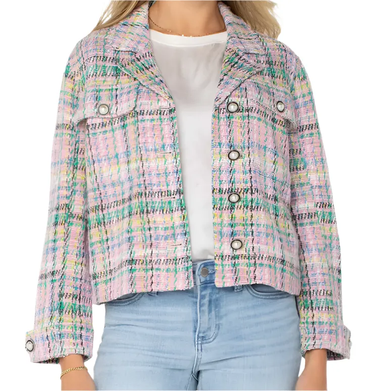 Button Front Boxy Jacket