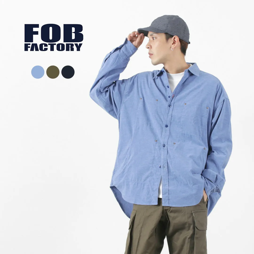 FOB FACTORY / F3482 CORDUROY BALL SHIRT