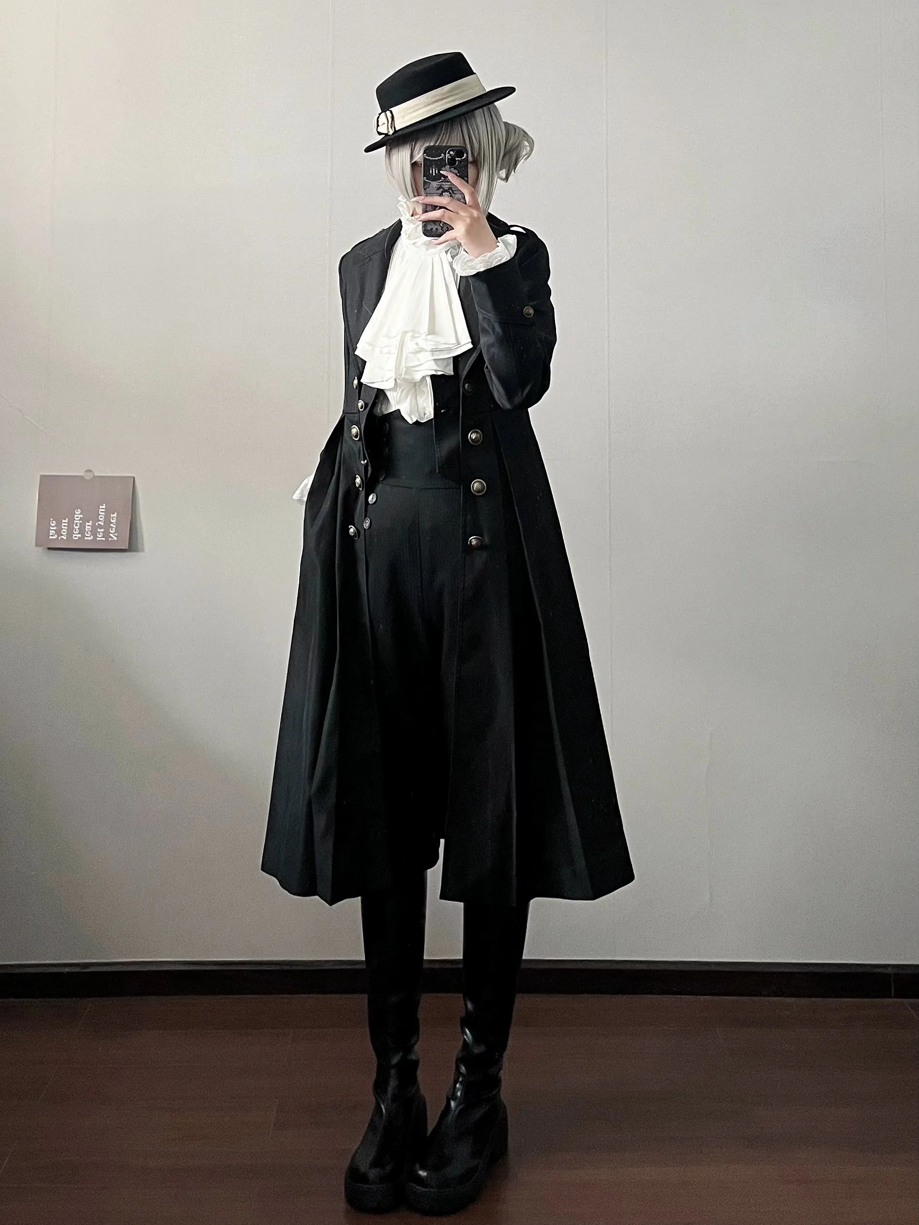 Gazing Galactic~Paranoia Punishment~Ouji Lolita Trench Coat Gothic Lolita Coat