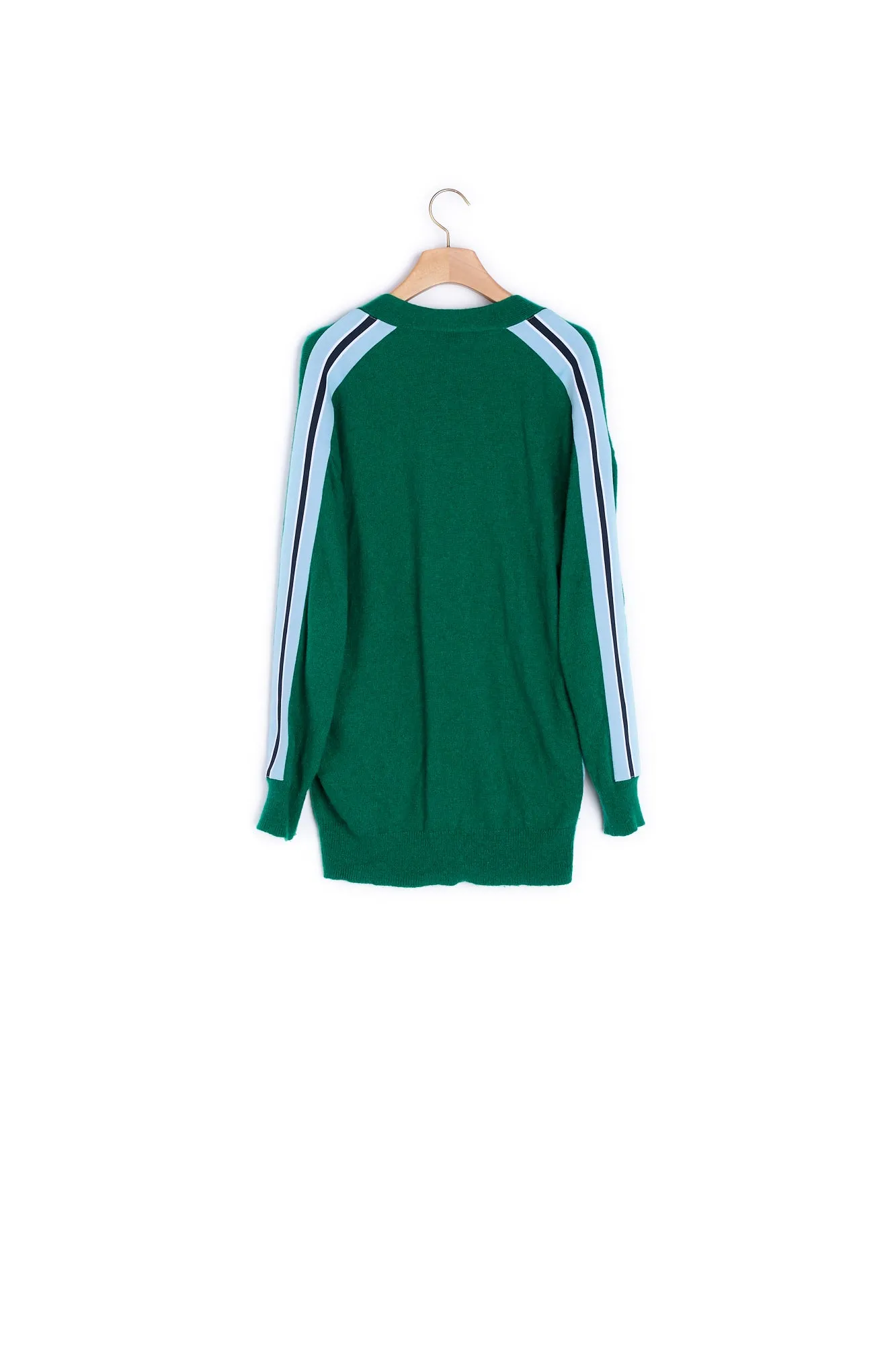 Gilet oversize avec galon appliqué