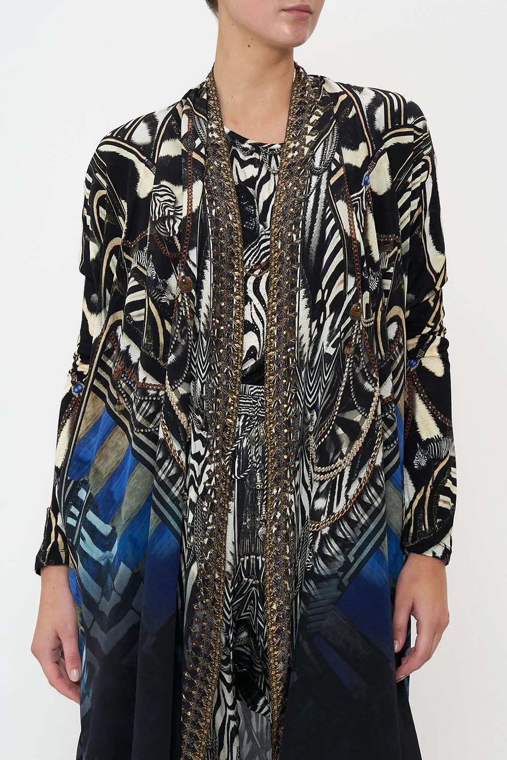 LONG CASUAL JACKET WITH POCKETS KNIGHT OF THE WILD