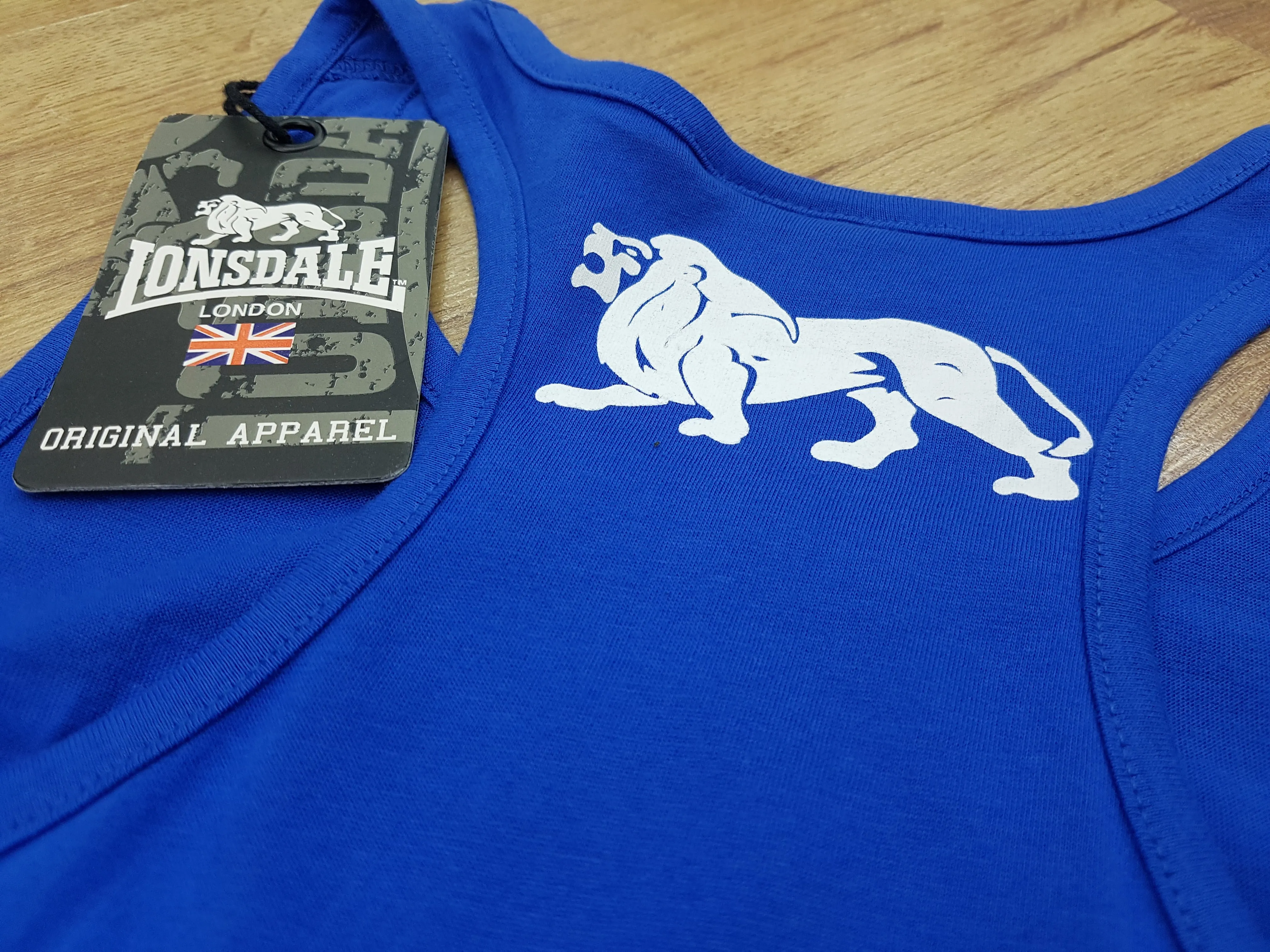 LONSDALE Gym Graphic Singlet Vest Tank Top