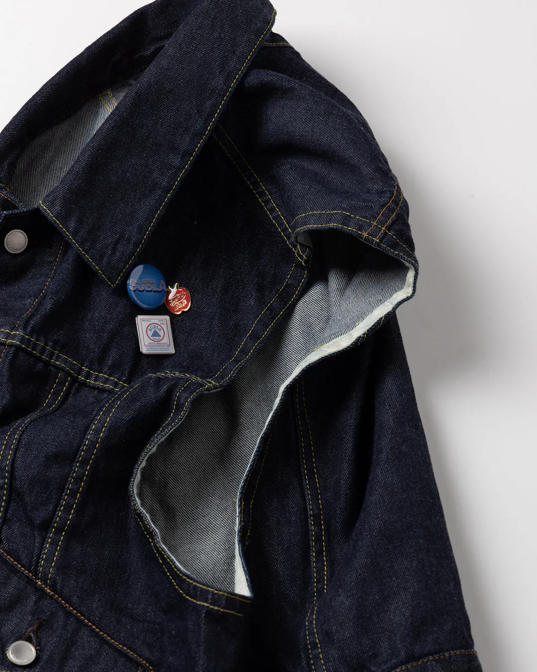 LOW SILHOUETTE DENIM VEST .09【DRY WASH】