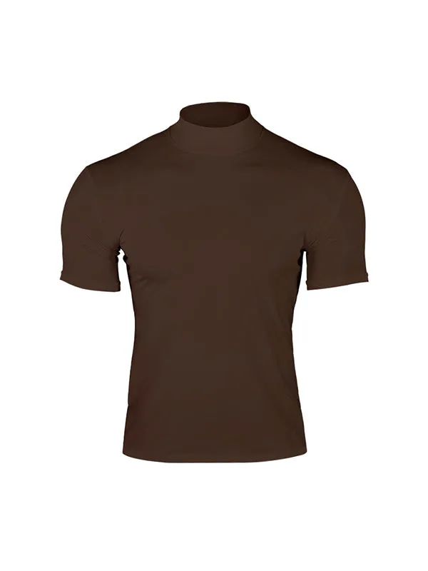 Men's Turtleneck Short Sleeve Tee