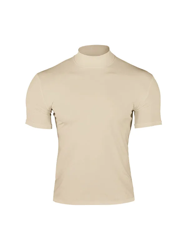 Men's Turtleneck Short Sleeve Tee