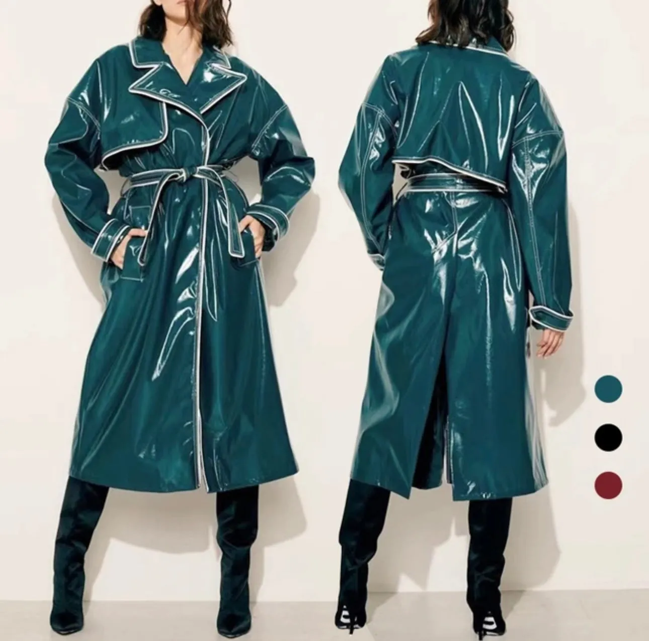Money on my Mind Wrap Trench Coat | FINAL SALE