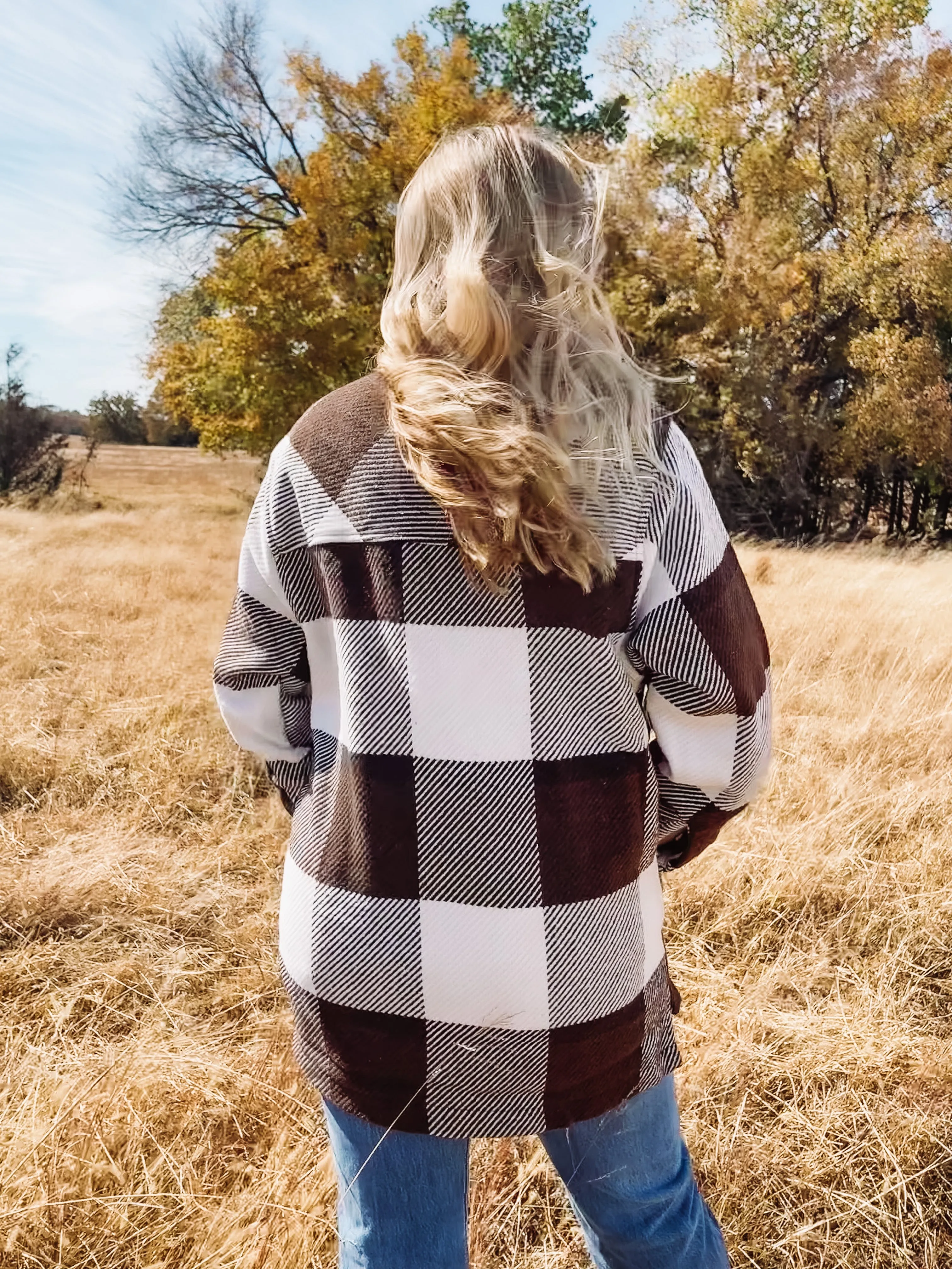 On the Run Brown Plaid Shacket
