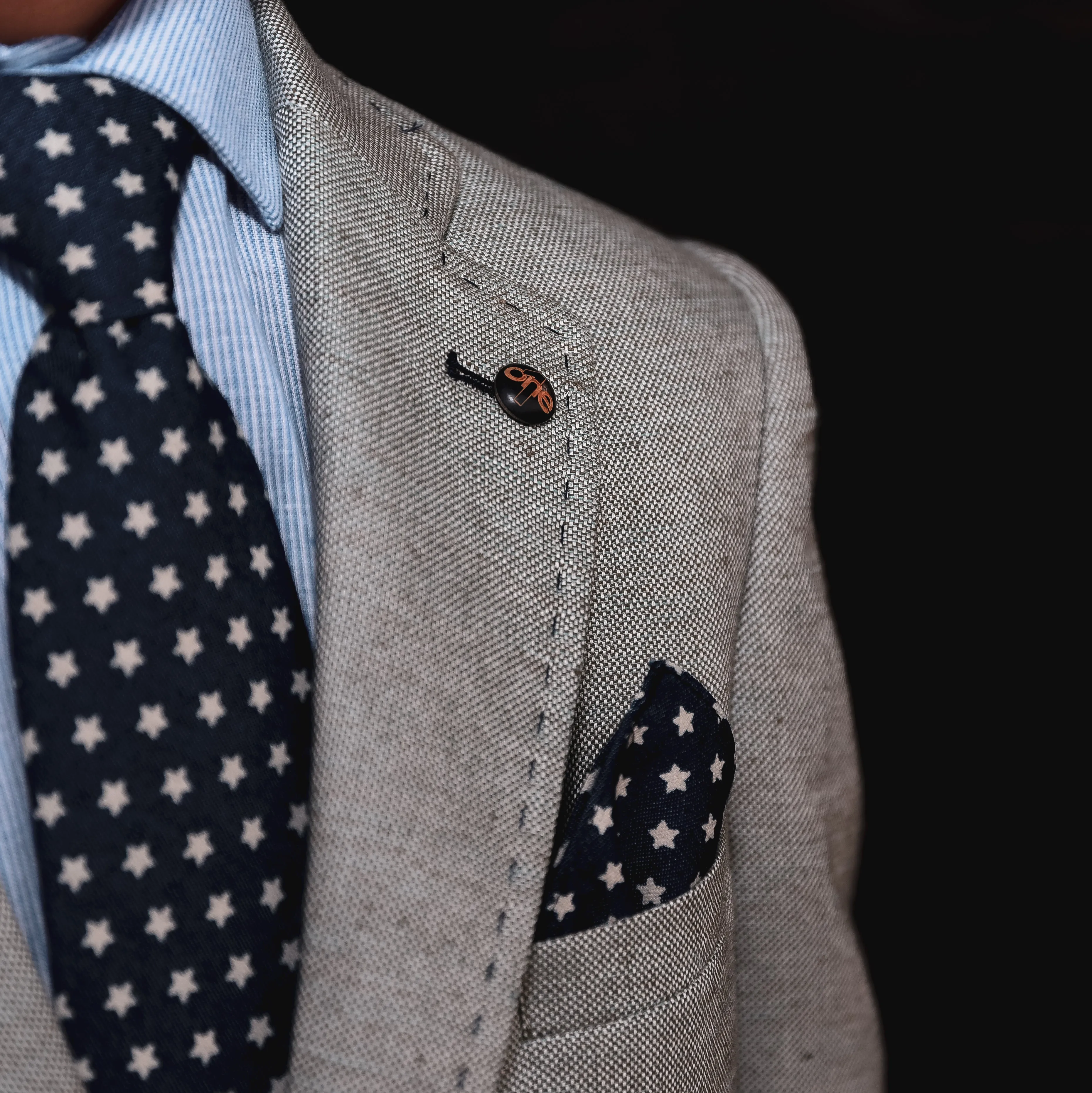 One Varones Light Green Blazer