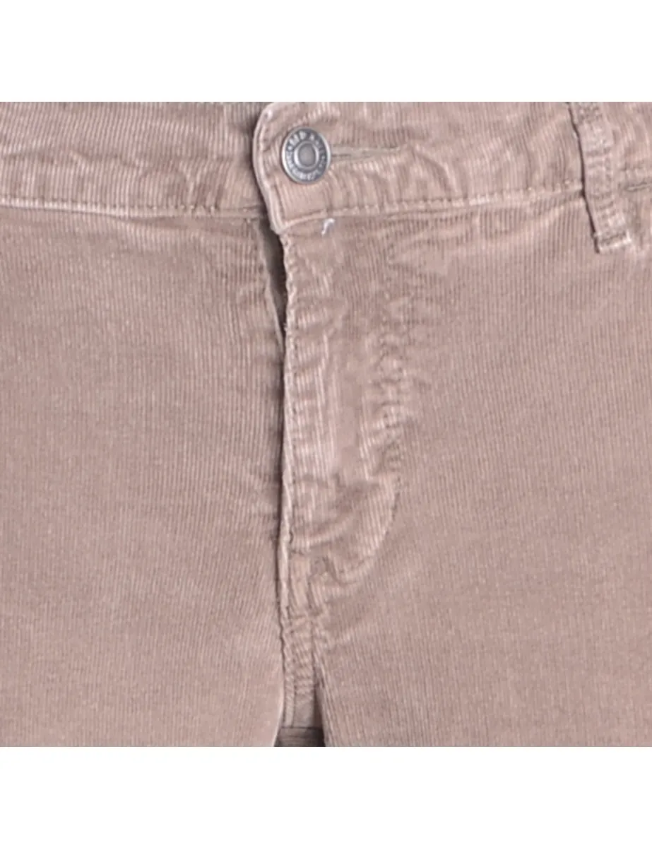 Reworked Gina Wide Leg Cropped Cords - W29