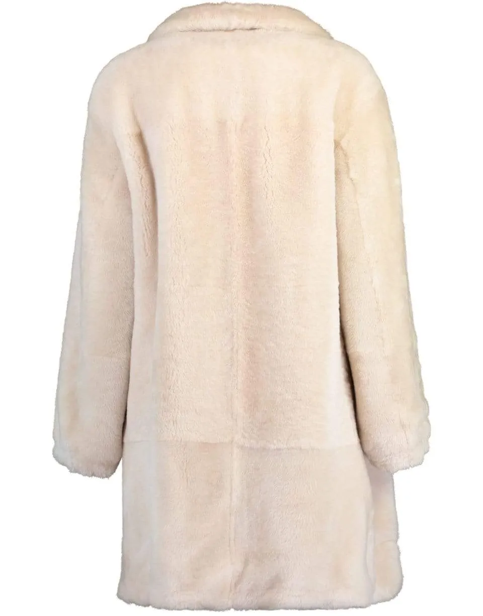 Shearling Mid Length Coat