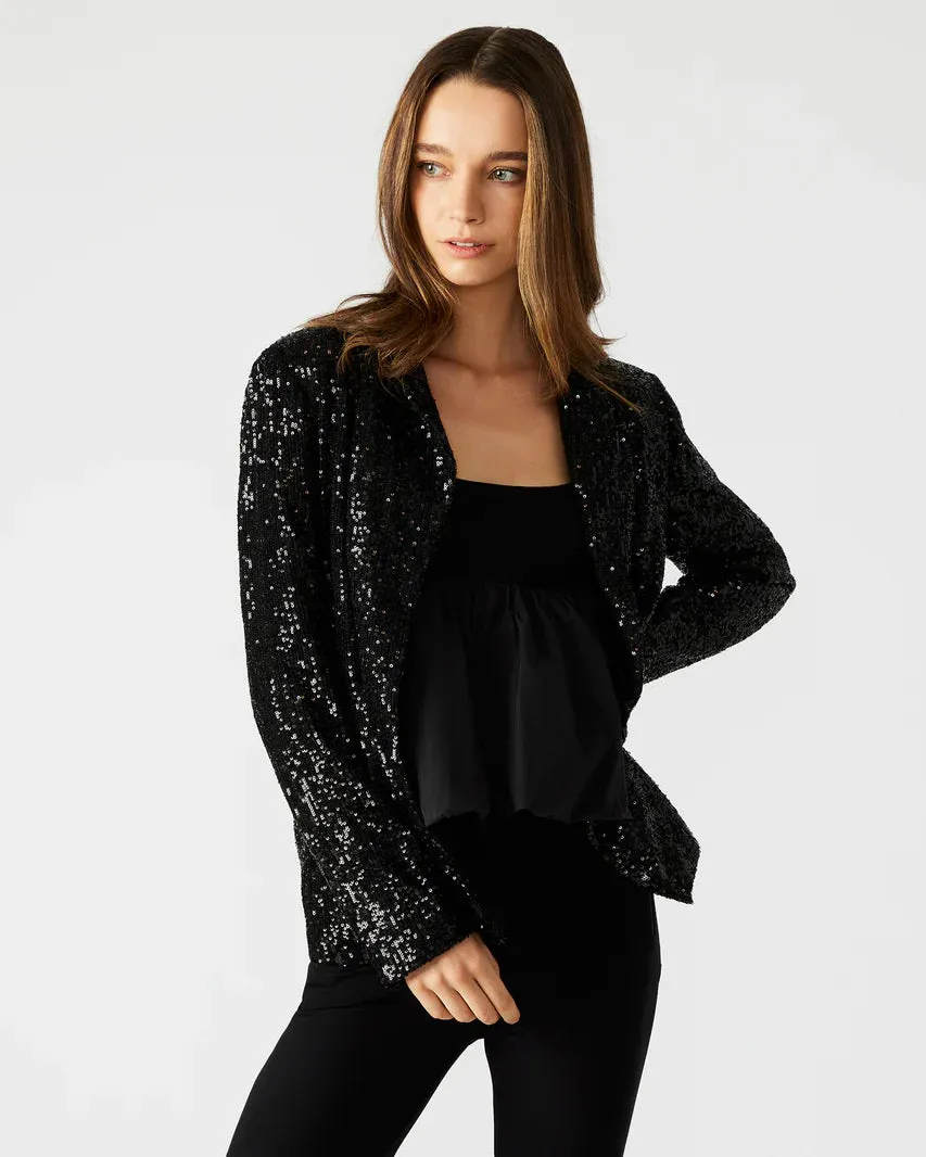 STE Black Sequin Payton Blazer