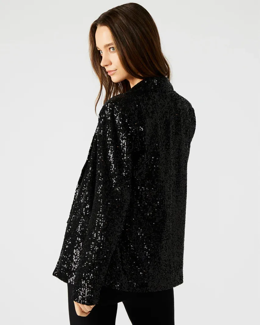 STE Black Sequin Payton Blazer