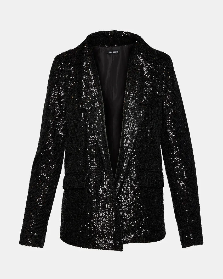 STE Black Sequin Payton Blazer