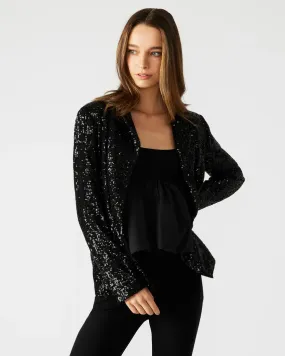 STE Black Sequin Payton Blazer