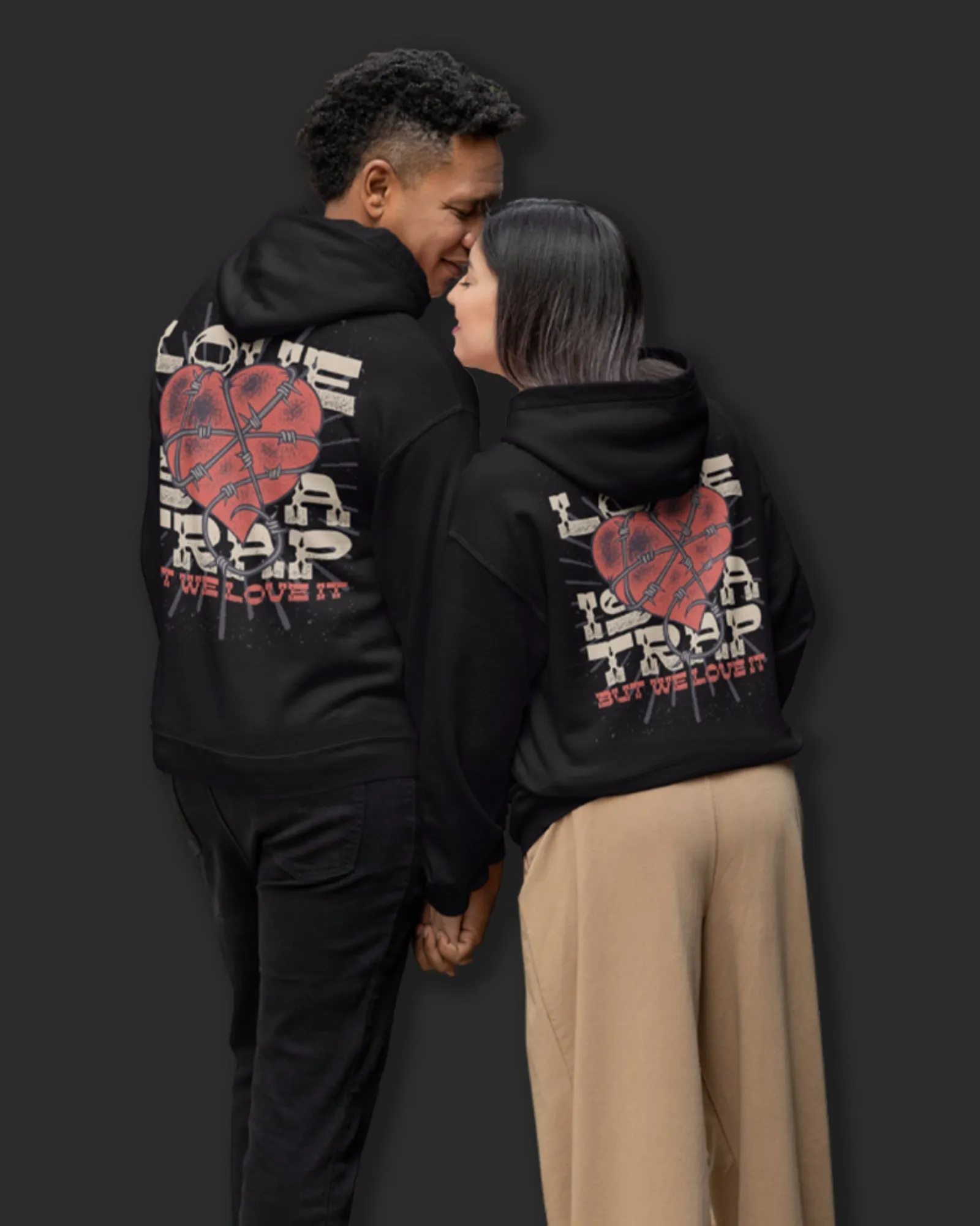 Valentine Hoodie: Black
