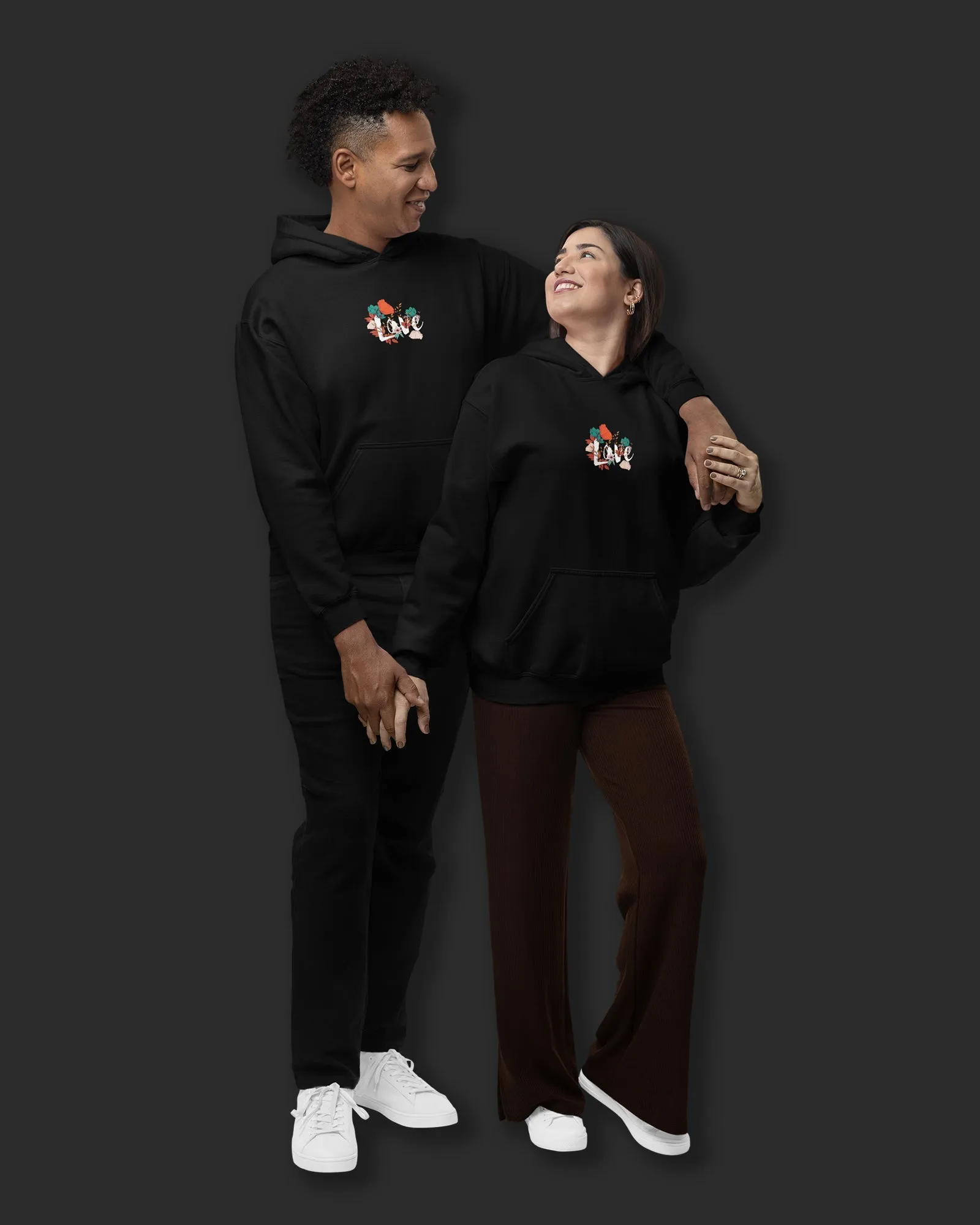 Valentine Hoodie: Black