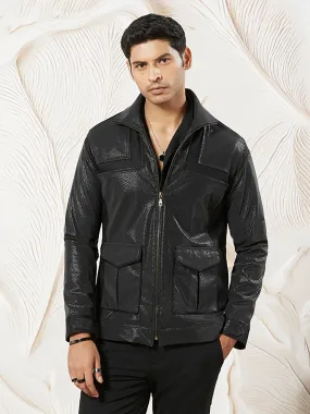 VASTRAMAY Men's Black - Jacket