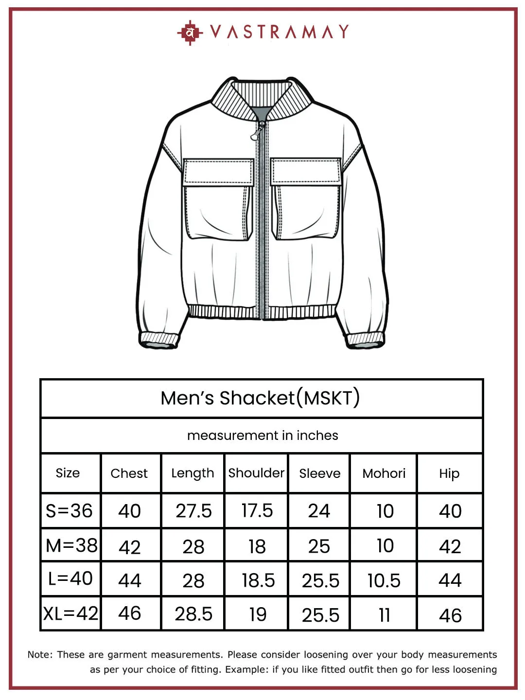 VASTRAMAY Men's Black - Jacket