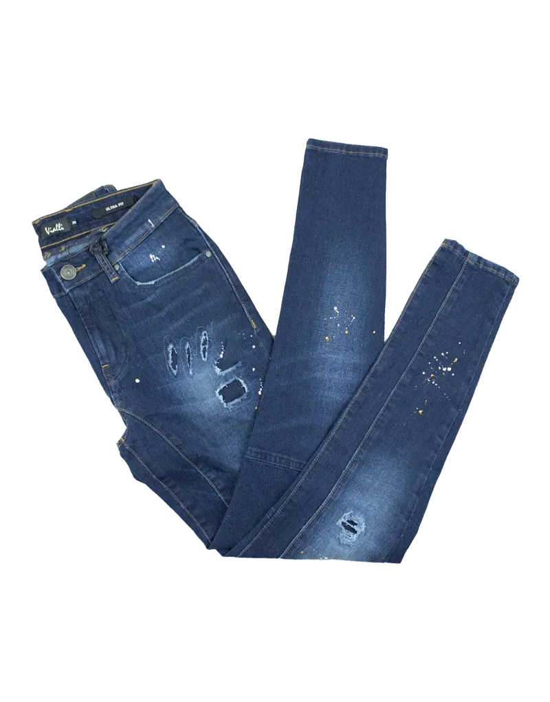 Vialli Sara Ultra Fit Blue Jeans