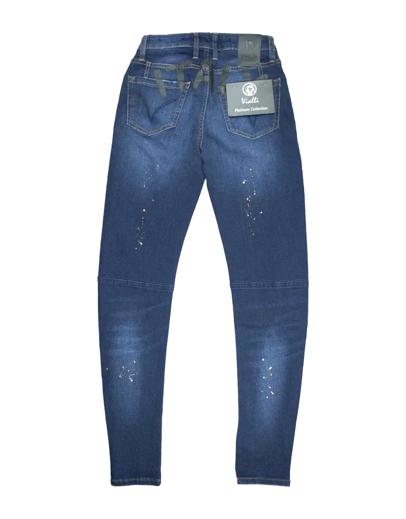 Vialli Sara Ultra Fit Blue Jeans